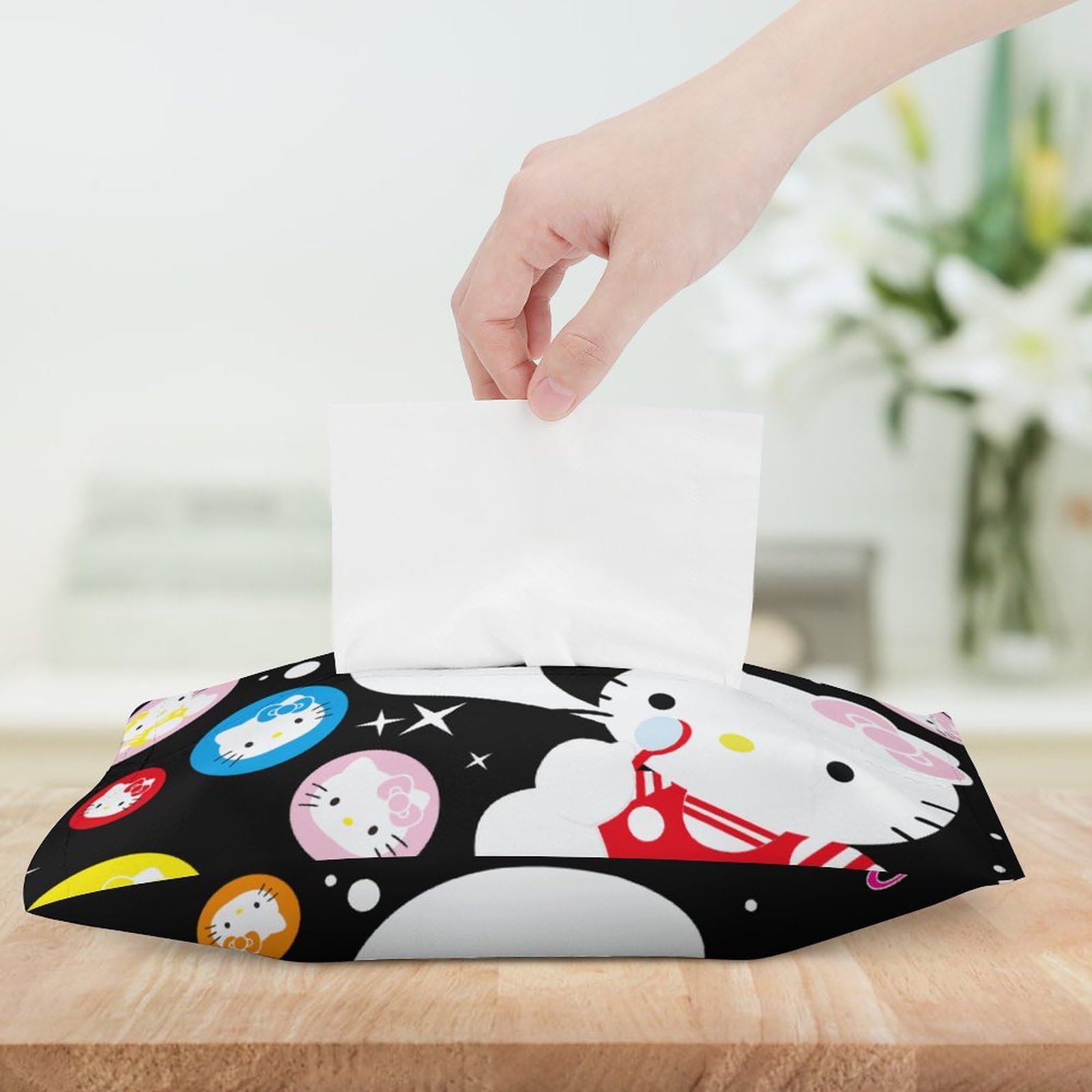 Amazon｜ハローキティ ティッシュケース おしゃれ ソフトパック用 PU