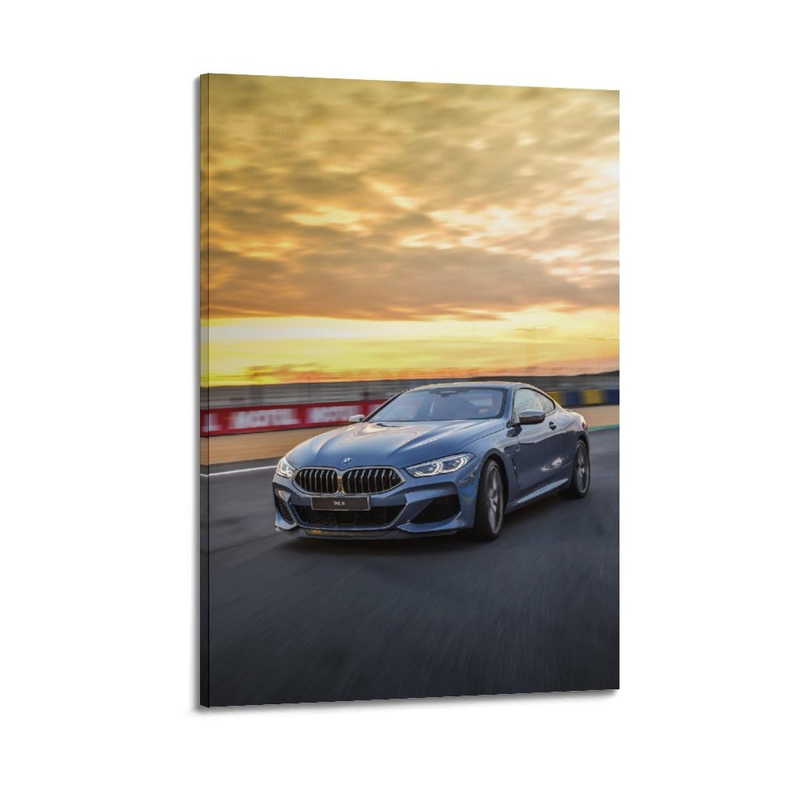OKAHYS V8 German Supercar Poster G15 M850i Coupé Modern Decorative Canvas Prints - Ideal Wall Art for Family, Man Cave, Game Room, Boys & Girls Bedroom 12x18inch(30x45cm)