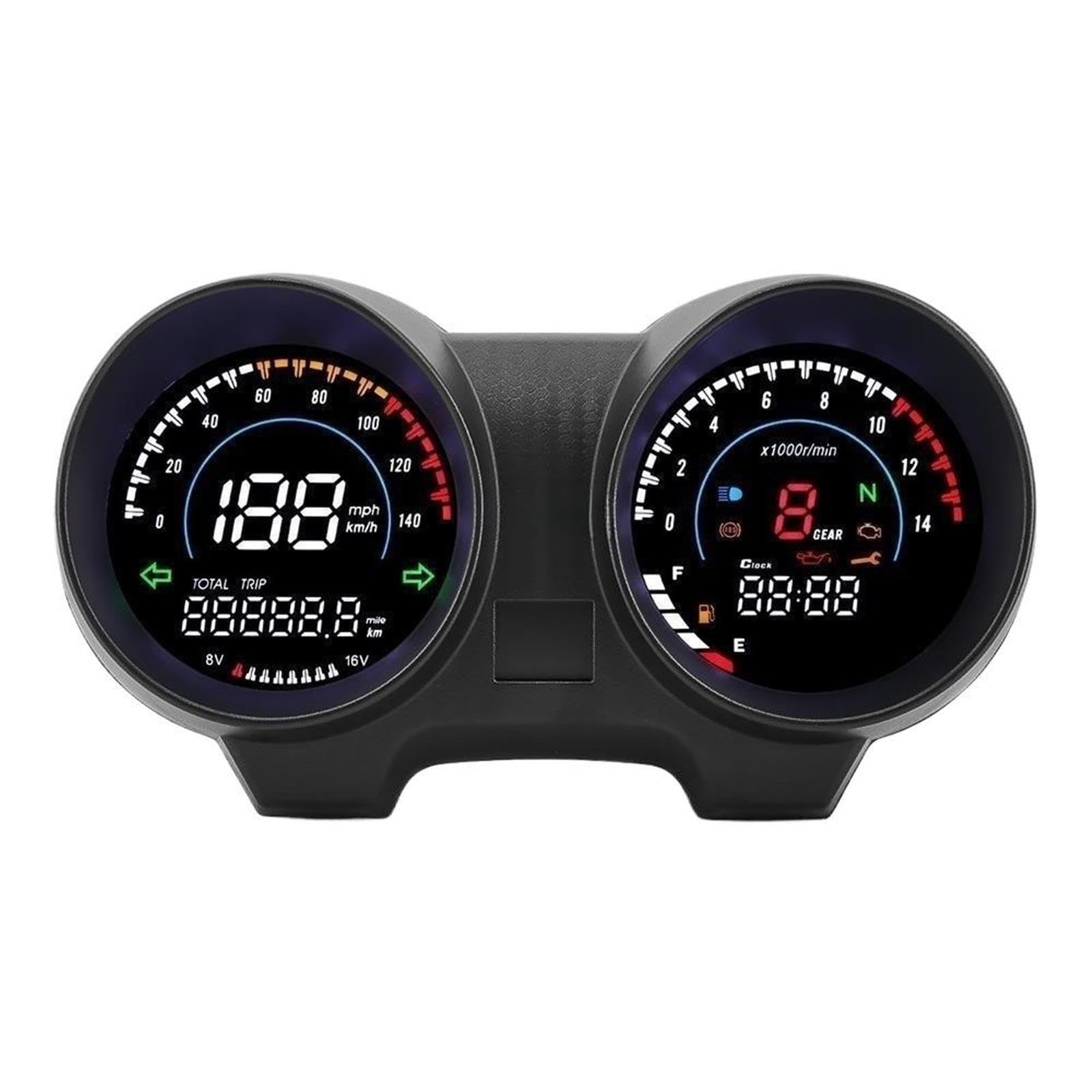 moto Medidor distancia Instrumento Tacómetro Tablero Motocicleta