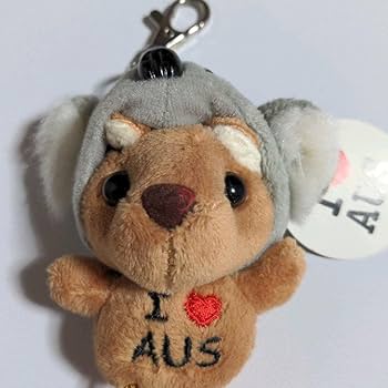 Amazon.co.jp: ぬいぐるみ カンガルー&コアラ キーホルダー