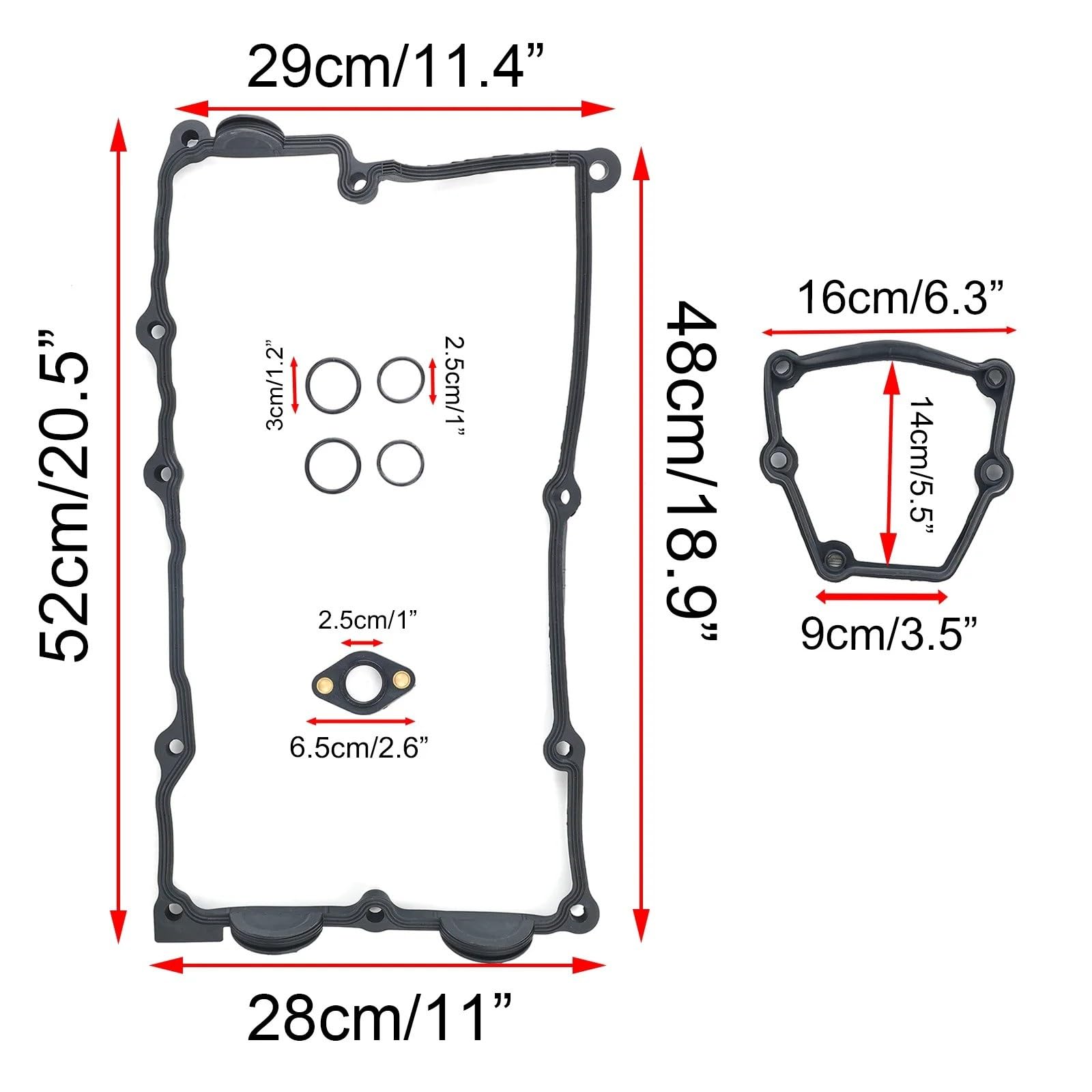 Junta De Tapa Válvulas Repuesto Para BMW E811 120i E87 E46 318i E60 520i E85 2.0i E90 320i N46 N42 2001-2013 Junta tapa balancines