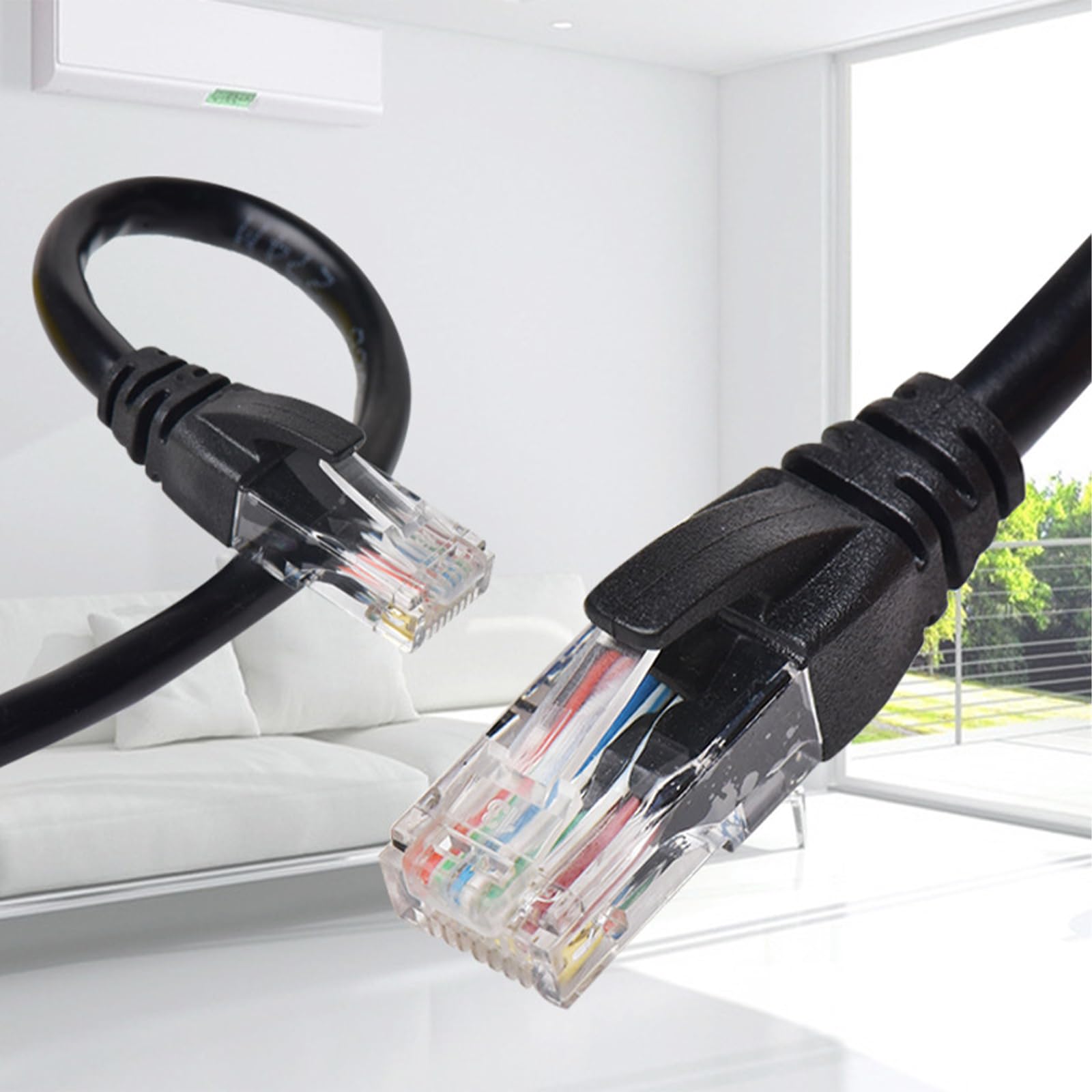 Câble Ethernet Cat6 Gigabit RJ45 pour routeurs et consoles de jeu pour un accès Internet stable et rapide