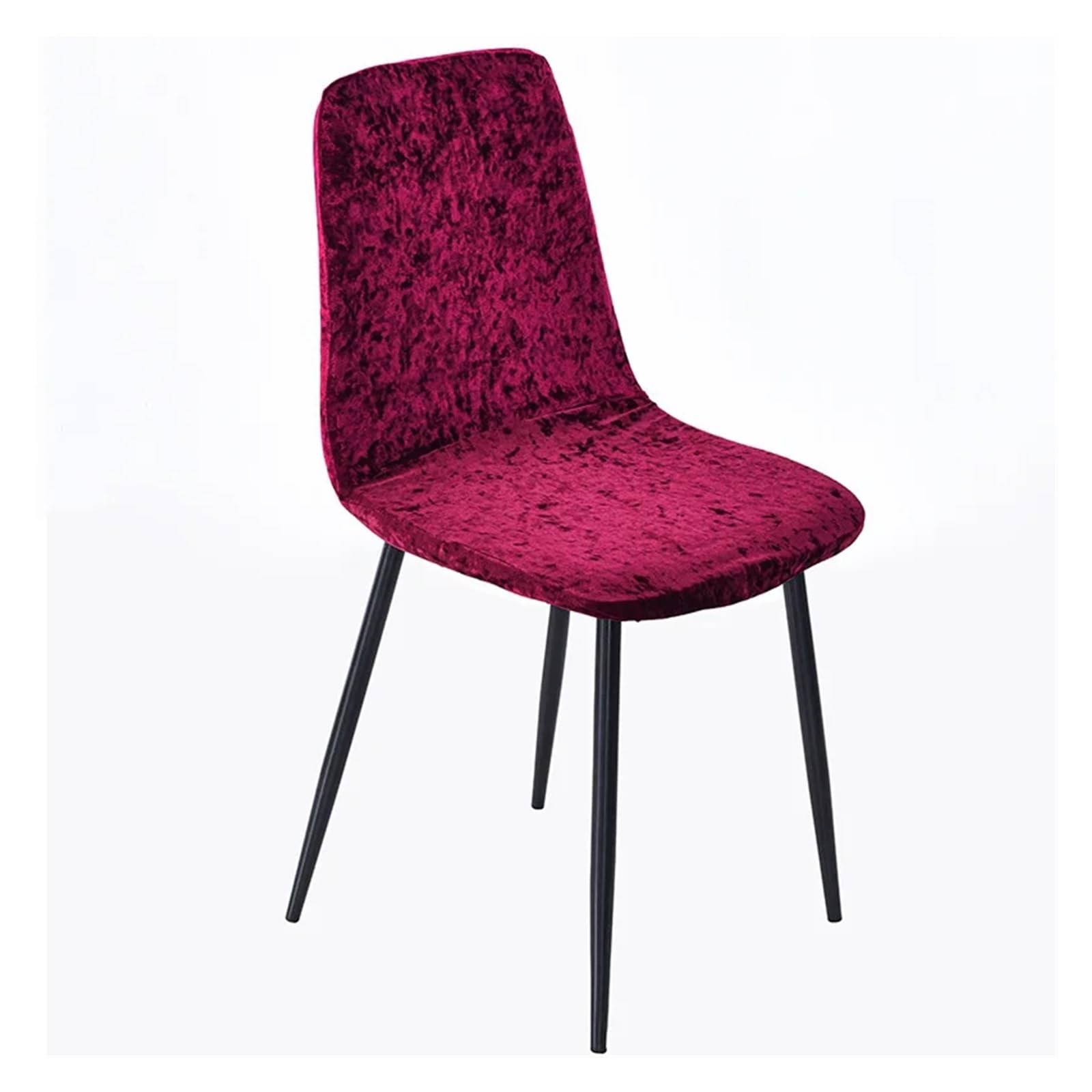 CIOPLJHKL 1pc Shell Chair Covers Velvet Fabric Bar Cover Stretch Protector Seat Slipcovers Home Dining Room Hotel Decor for Hotel, Banquet(Color9)
