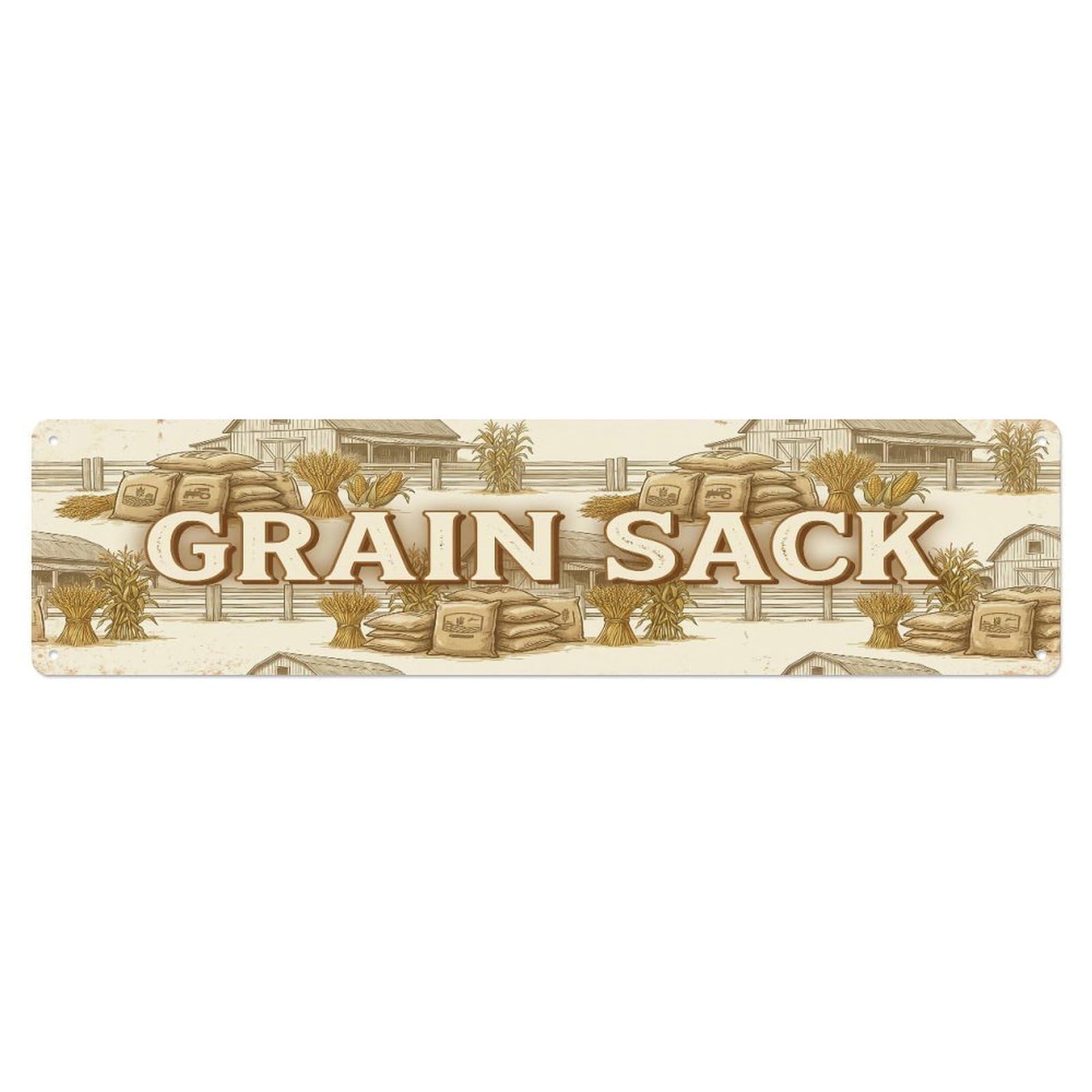 Xanthor Style Metal Tin Sign Vintage Yard Sack Farmhouse Funny Tool Backyard Farm