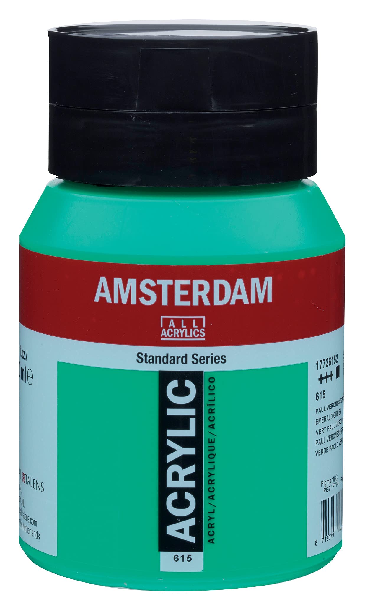Amsterdam Standard Series Acrylic Jar 500 ml Emerald Green 615 (17726152)
