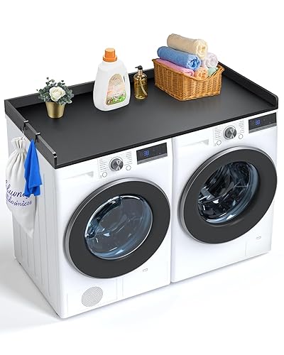 VEVOR Washer Dryer Countertop, 54" x 27" Wooden Washer and