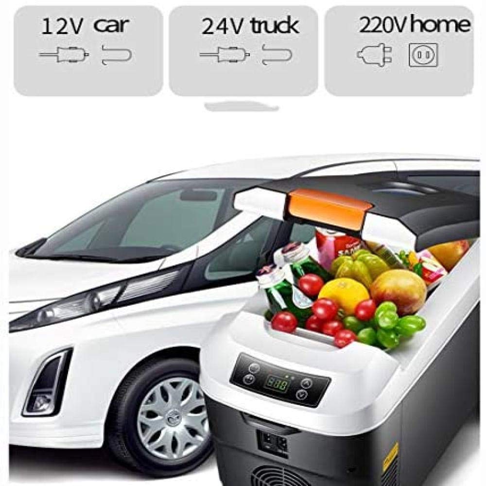 ZLM Frigorifero per Auto Mini Frigorifero per Auto e Case Frigoriferi Portatili per Riscaldamento e Raffreddamento Display Digitale Frigoriferi elettrici 35L 11L