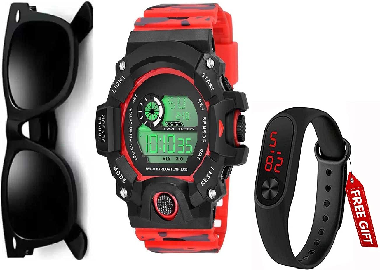 SELLORIA Brand Army Shockproof Waterproof Digital Sports Watch for Mens Kids Sports Watch for Boys - Military Army Watch for man (B09CNLP6F3) Amazon Price History, Amazon Price Tracker