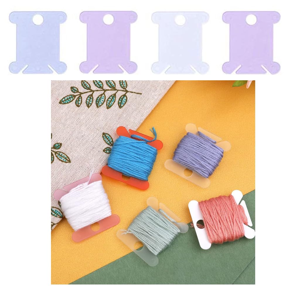 100 Pieces Embroidery Thread Holder Cross Stitch Thread Holder Floss Bobbins Multi Crafts | Needle| Crafts & Yarn | Embroidery & Cross Stitch | Hand Embroidery Floss & Thread Bobbins