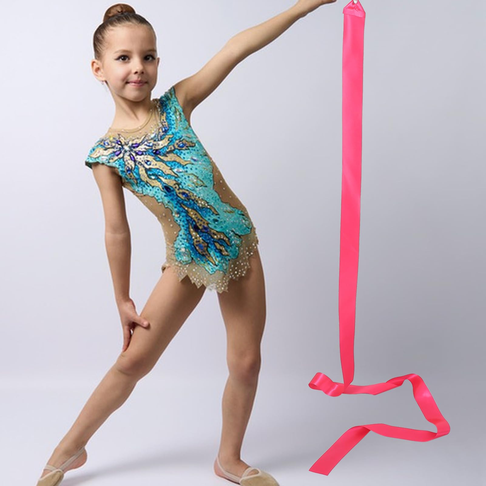 BESPORTBLE Rhythmische Gymnastikbänder – 10 Stück, Je 4 Meter, Bunt, Für Kinder Ab 3 Jahren