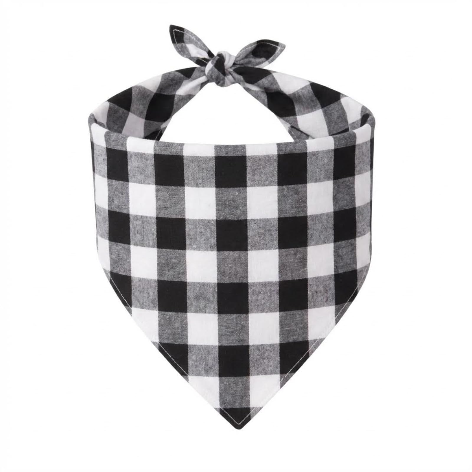 Dog Bandanas 1 Pack; Cotton Linen Red Bandana Checkered for Large Dogs; Soft Breathable Dog Accessories; Holiday Dog Apparel & Accessories — view 11