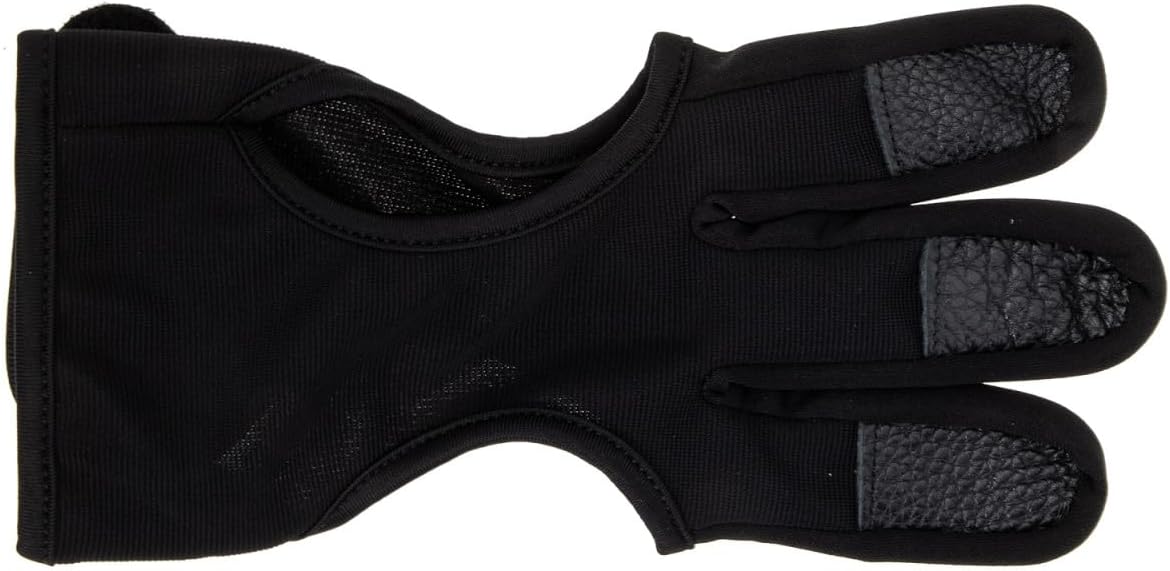 Adjustable Wear-Resistant Archery Finger Guard 3-Finger Protector XL Professional Archery Equipment for Target Shooting and Bow Hunting