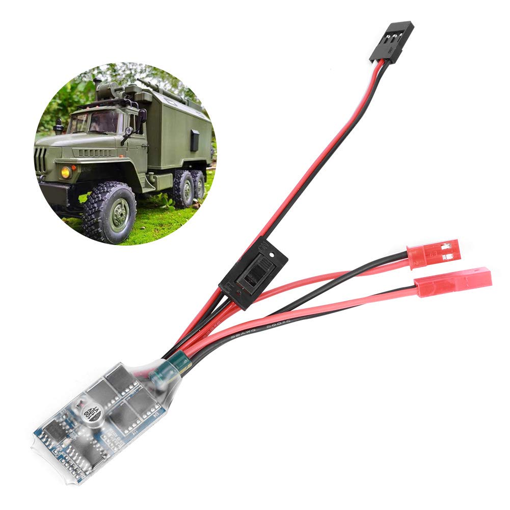 Amazon | RC ESC 30A双方向ブラシ付き電気スピードコントローラー