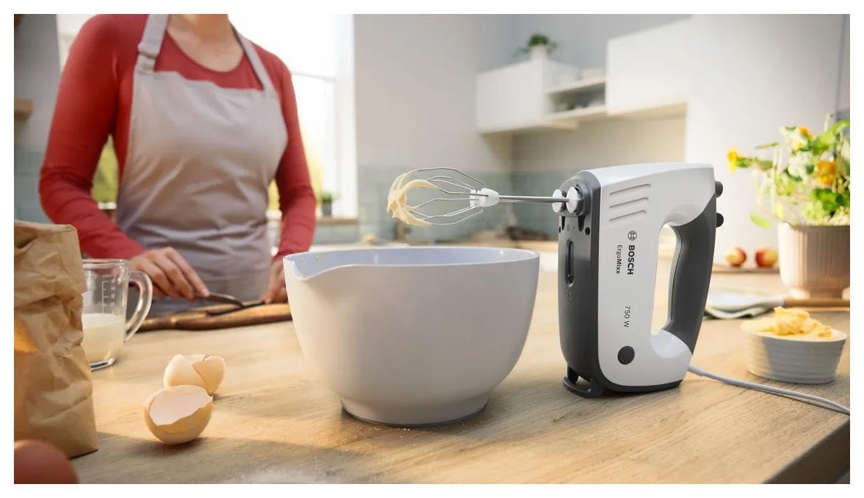 Bosch Mfq37490 Mixer Handmixer 750 W Grau, Wei? (mfq37490)