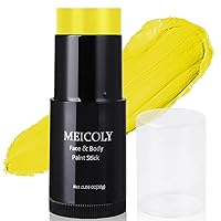 Vista 16 de MEICOLY Barra de Pintura Facial y Corporal Naranja (29.99 g), Crema para Cara de Halloween, Efectos Especiales SFX de Calabaza y Tigre, Negro