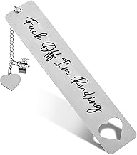 Tyqour Funny Metal Bookmark Book Accessories for Reading Lovers Book Marks Women Fun Bookmarks Gifts for Book Lovers Friends Christmas New Year Birthday Graduation