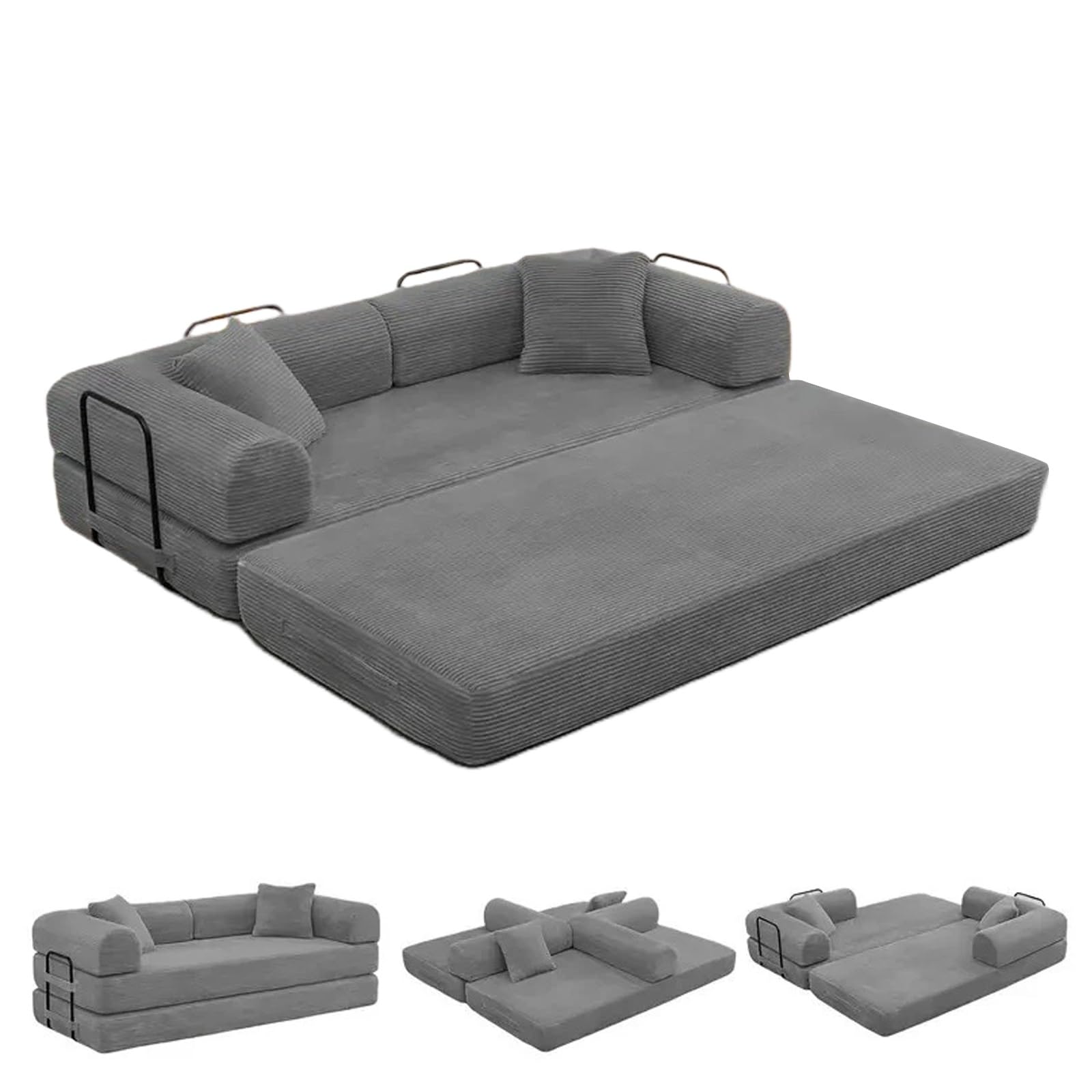 Schlafsofa Cabrio - Modulares Sofa für Wohnzimmer und Schlafzimmer - keine Montage erforderlich