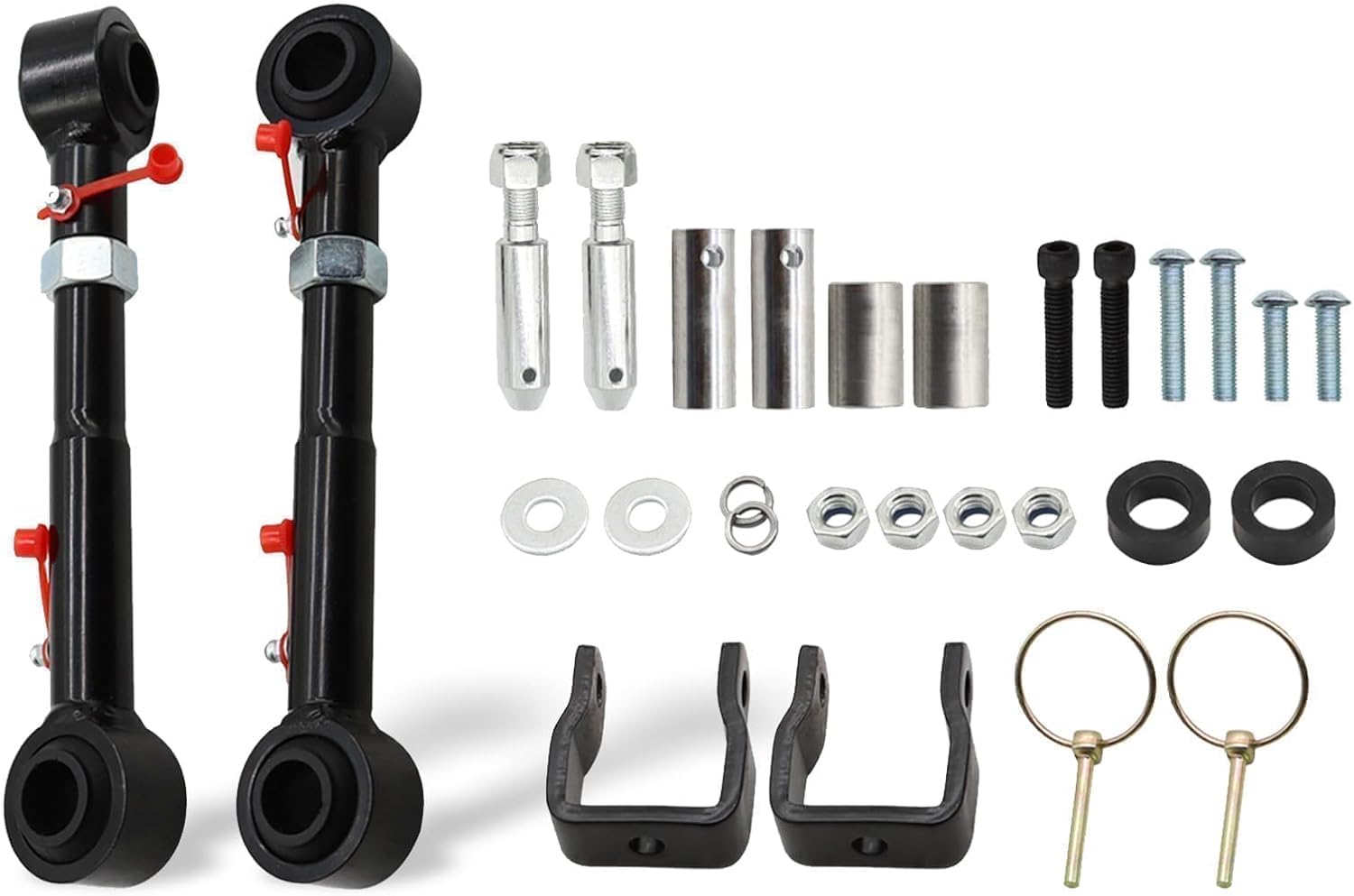 Nakkaa Front Sway Bar Links Compatible with Wrangler TJ Cherokee 1998-2006 Wrangler XJ 1984-2001 2.5-6" Lift Kits Quicker Disconnects System