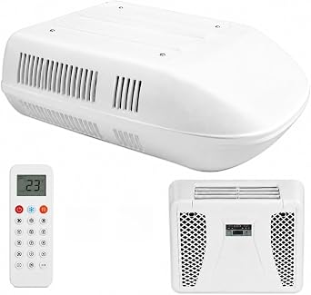 110V 15000 BTU RV Rooftop Air Conditioner, Otc Heating & Cooling, 1650W Electric Heating, 800 CFM Airflow, Ultra Quiet Operation, Remote Control, AC Unit for RV, Camper, Fifth Wheel,Truck