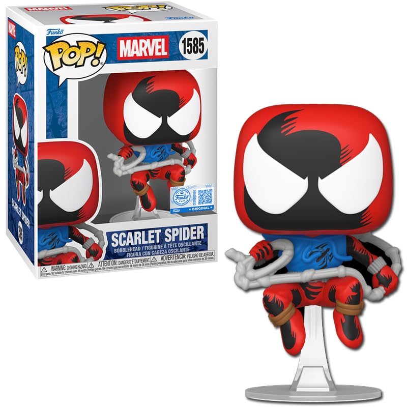 Funko Pop! Marvel | Spider-Man Scarlett Spider Ben Reilly Nº1585 | Collectible Vinyl Figure | Superhero Marvel Comics | FS