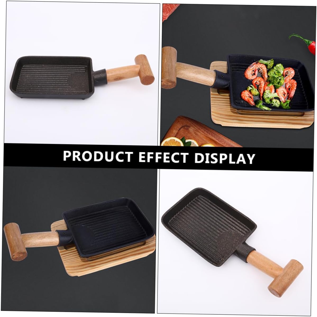 Non-stick Bbq Grill Plate Drip Pan for Grill Frying Tray Teppanyaki Cooking Pan Heavy Duty