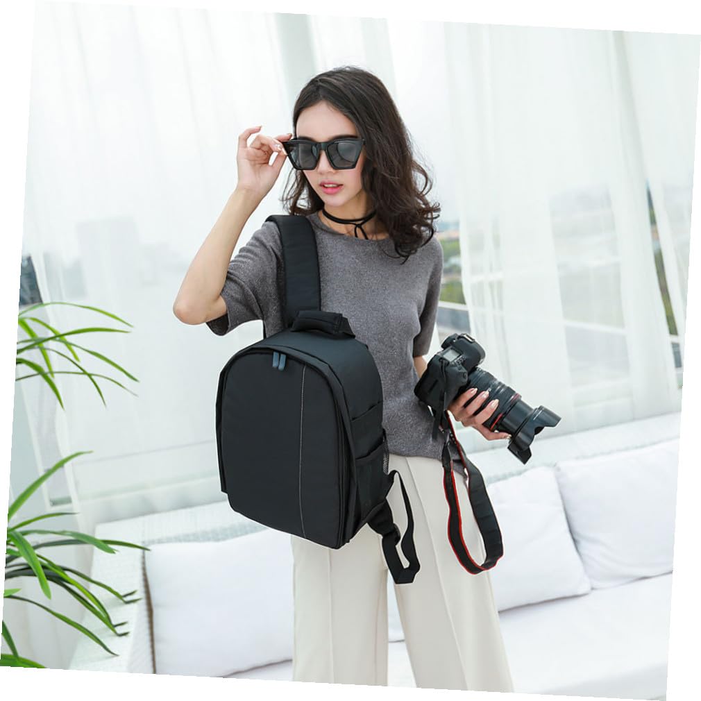 Alipis Zaino per Fotocamera DSLR Custodia Accessori e Supporto Treppiede Borsa da Viaggio Resistente a Urti e Sporco per Escursioni Spiaggia e Uso Quotidiano