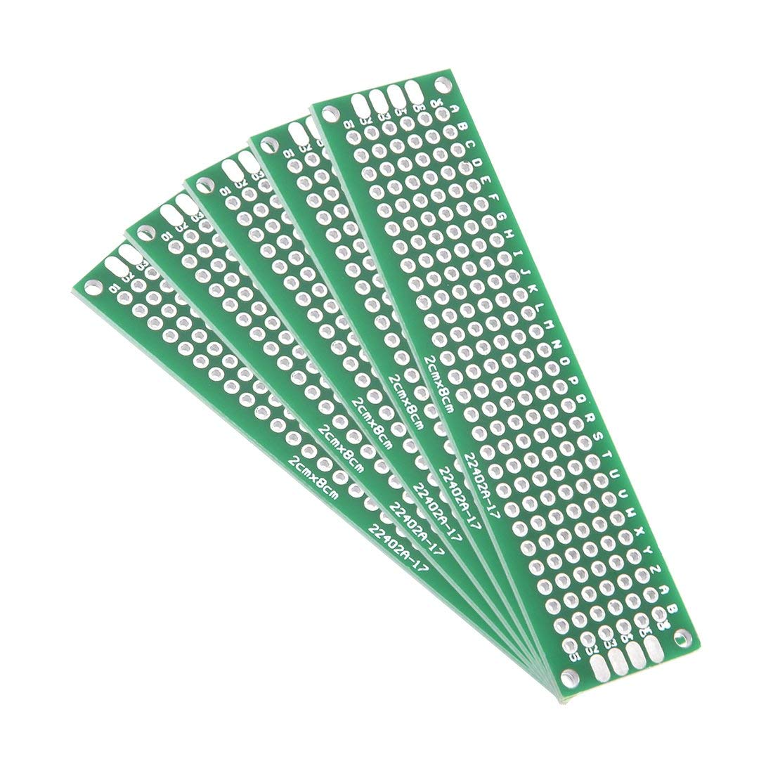 REES52® 5pcs 2 x 8 cm Double Sided PCB Board Universal Printed Circuit Proto Board for DIY Soldering Electronic Projects Practice Test Circuit (B07XRGYLJP) Amazon Price History, Amazon Price Tracker