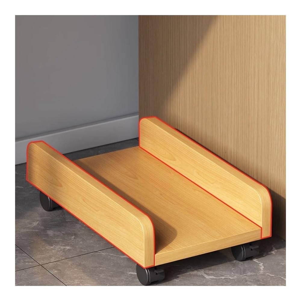 Akcesoria komputerowe Mobile CPU Stand Cart，Universal Wheel PC Tower Stand Home Office PC Stand CPU Stand for Floor Carpet Gaming PC Case Stojak na wieżę komputerową