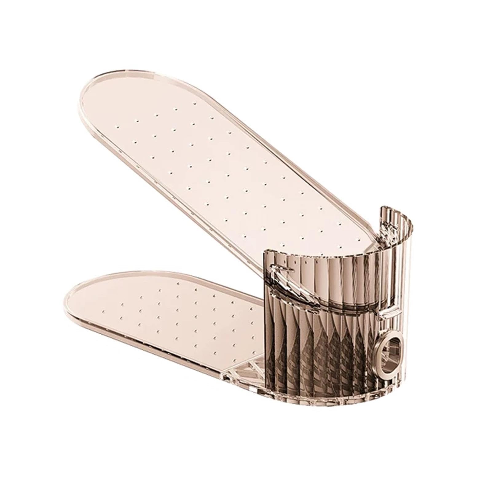 Organizer per Slot per Scarpe Regolabile a Doppio Strato, impilatore per