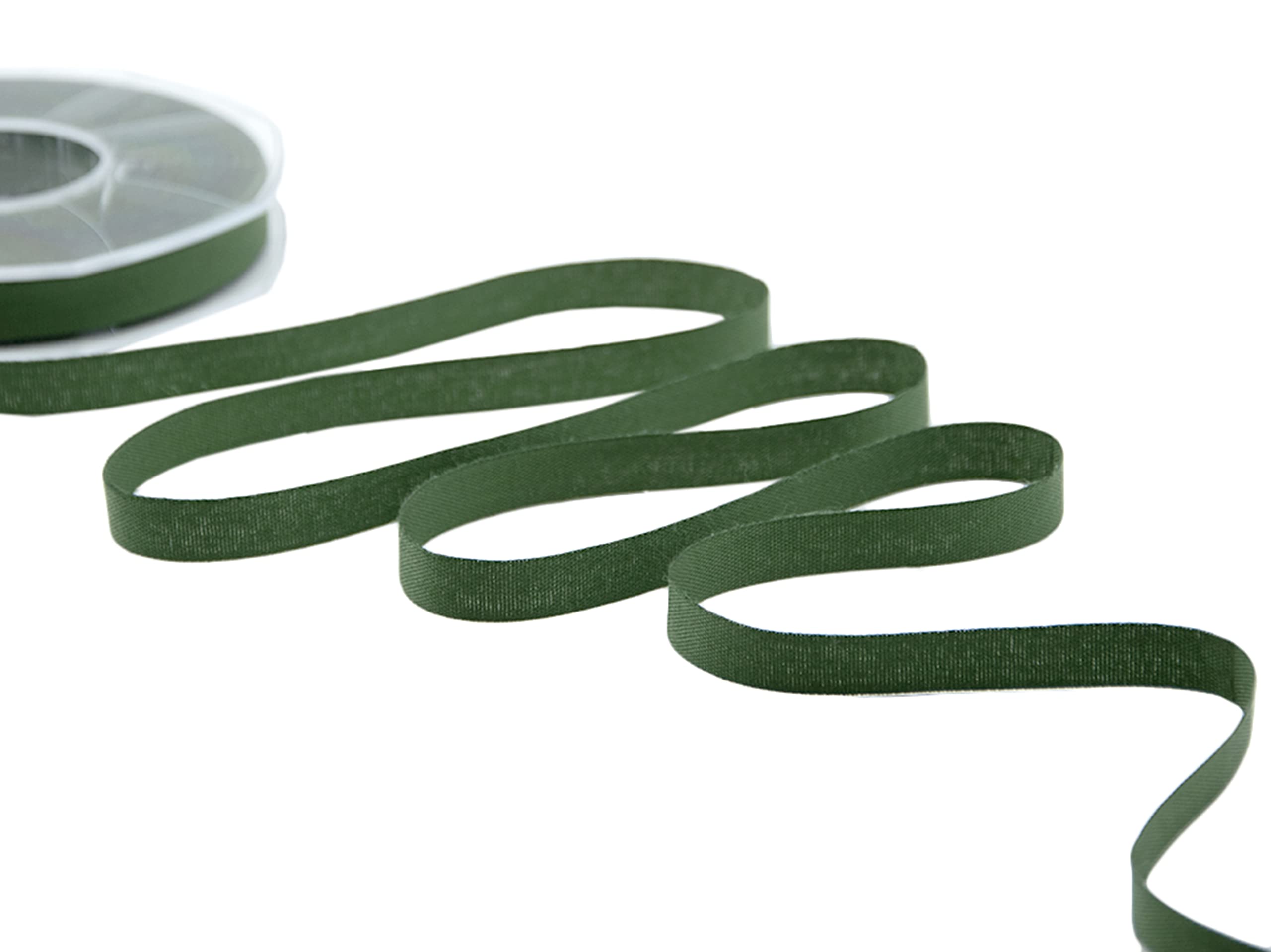 Furlanis Ribbon, Polycotton, English Green, 10 mm x 25 m