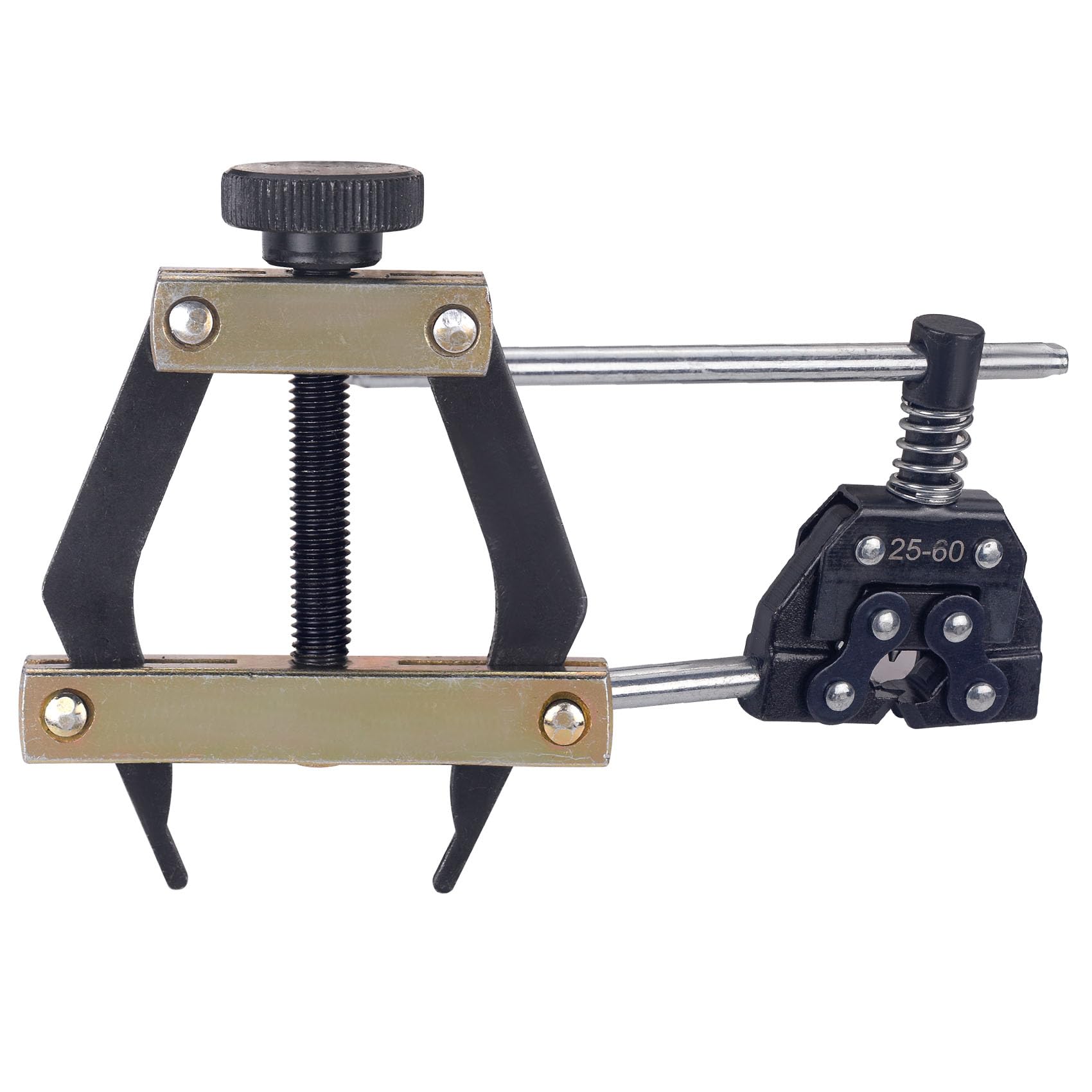 Roller Chain Breaker Cutter Chain Holder Puller Disassembly Tools Kit #25-60 Chains Replacement Set for Bicycle Motorcycle Go Kart ATV