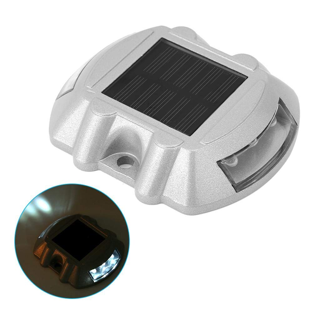 2 luci solari stra – 6 luci LED giardino a terra – Lampade esterno impermeabili con elevata luminosità e design durevole