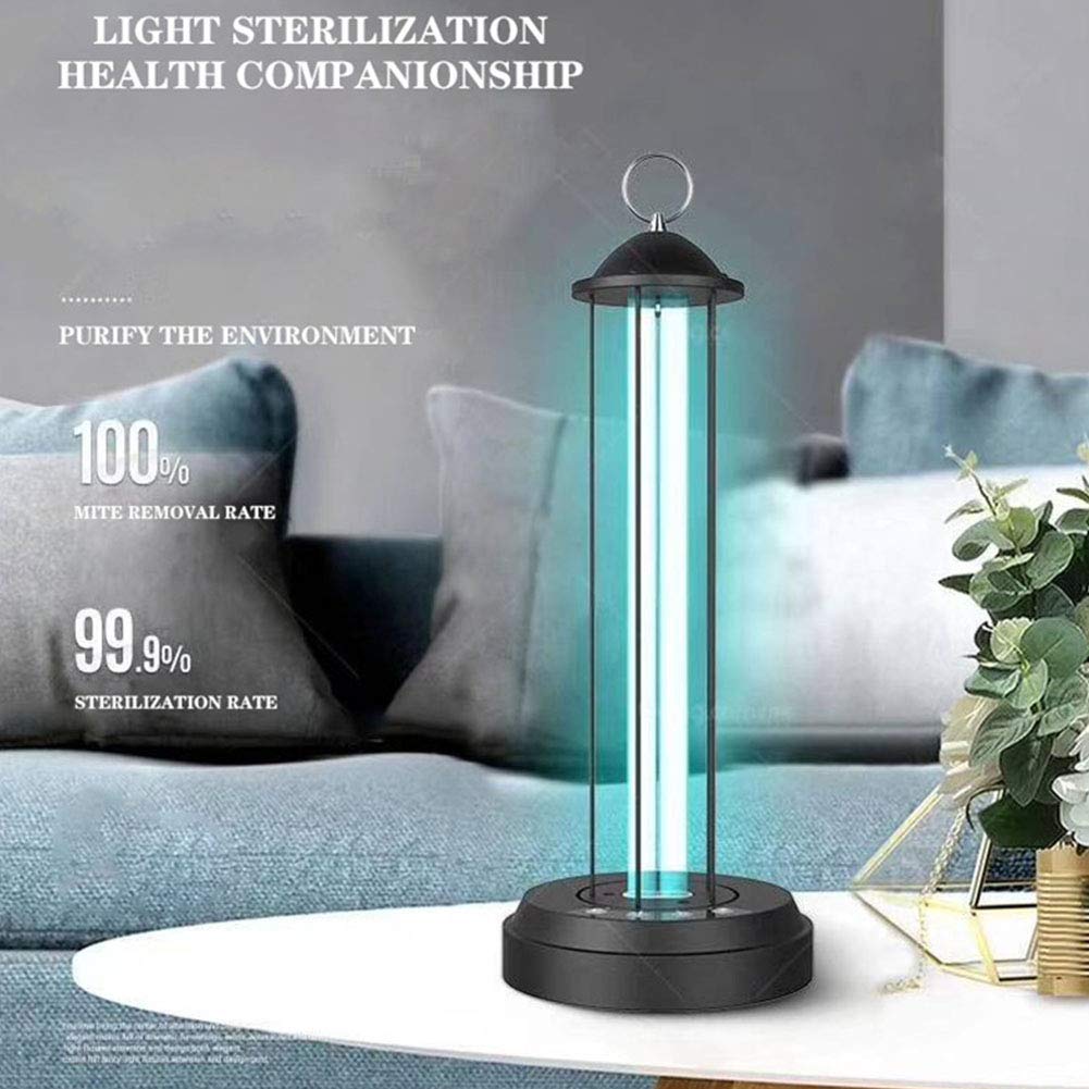 Lámpara de esterilización UVC, luz germicida con ozono, control remoto de tiempo de tres pasos, luces de esterilización para el restaurante del hospital del hotel doméstico,38w