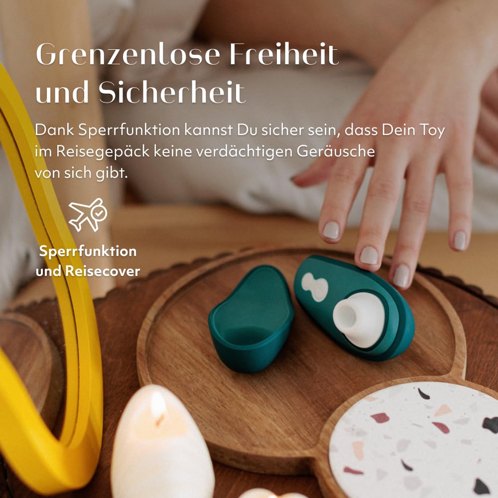 Womanizer Liberty 2 Klitoris-Stimulator Erotik Sexspielzeug, Frauen Petrol | Sex Spielzeug Dildo, Klitoris Sauger, Auflegevibrator mit 8 Intensitätsstufen, Leises Wasserdichtes Vibrator Sextoy für Sie