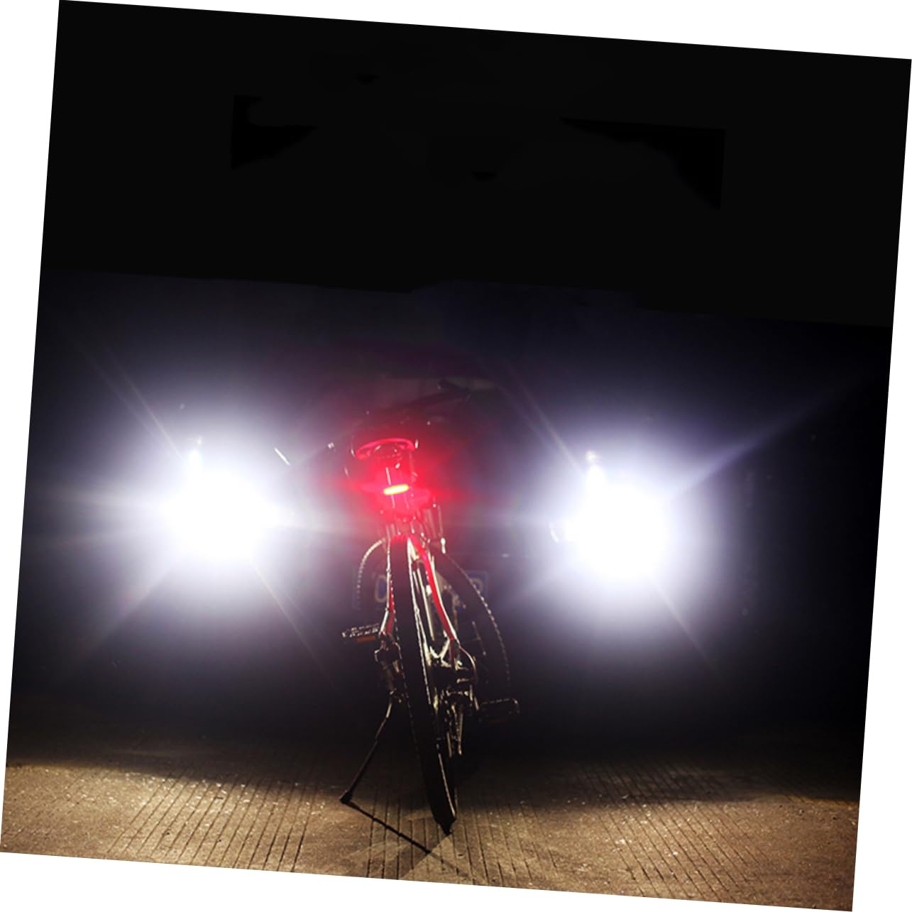 UKCOCO 3 Luces Traseras LED Para Bicicleta Resistentes Al Agua De Seguridad Color Rojo