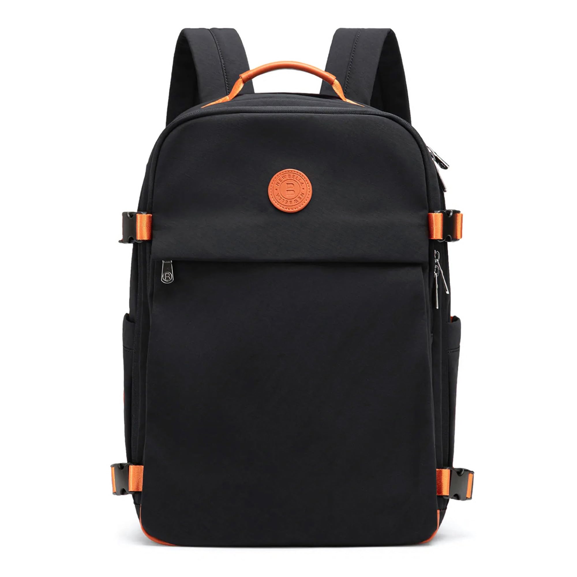NEWBELLA 17L Laptop Backpack for Women - Water Resistant College Backpack with Multiple Pockets Ergonomic Support for School