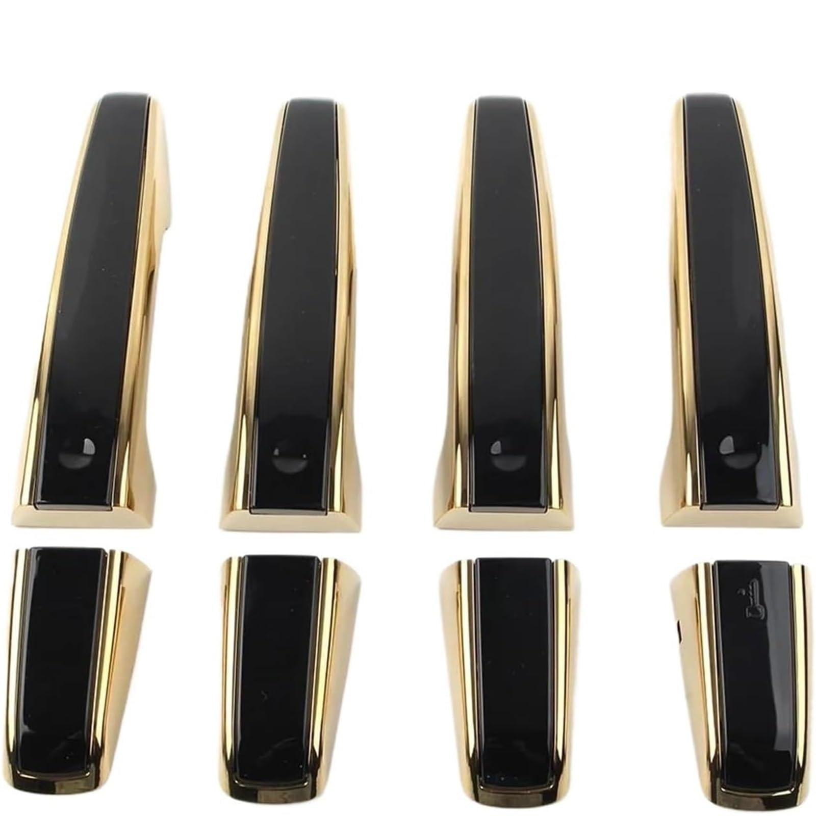 Glymzoi Car Exterior Door Handles Outer Door Handle for Land for Rover for Discovery for Sport for Range L405 for evoque for Jaguar F-PACE XF XE 8Pcs