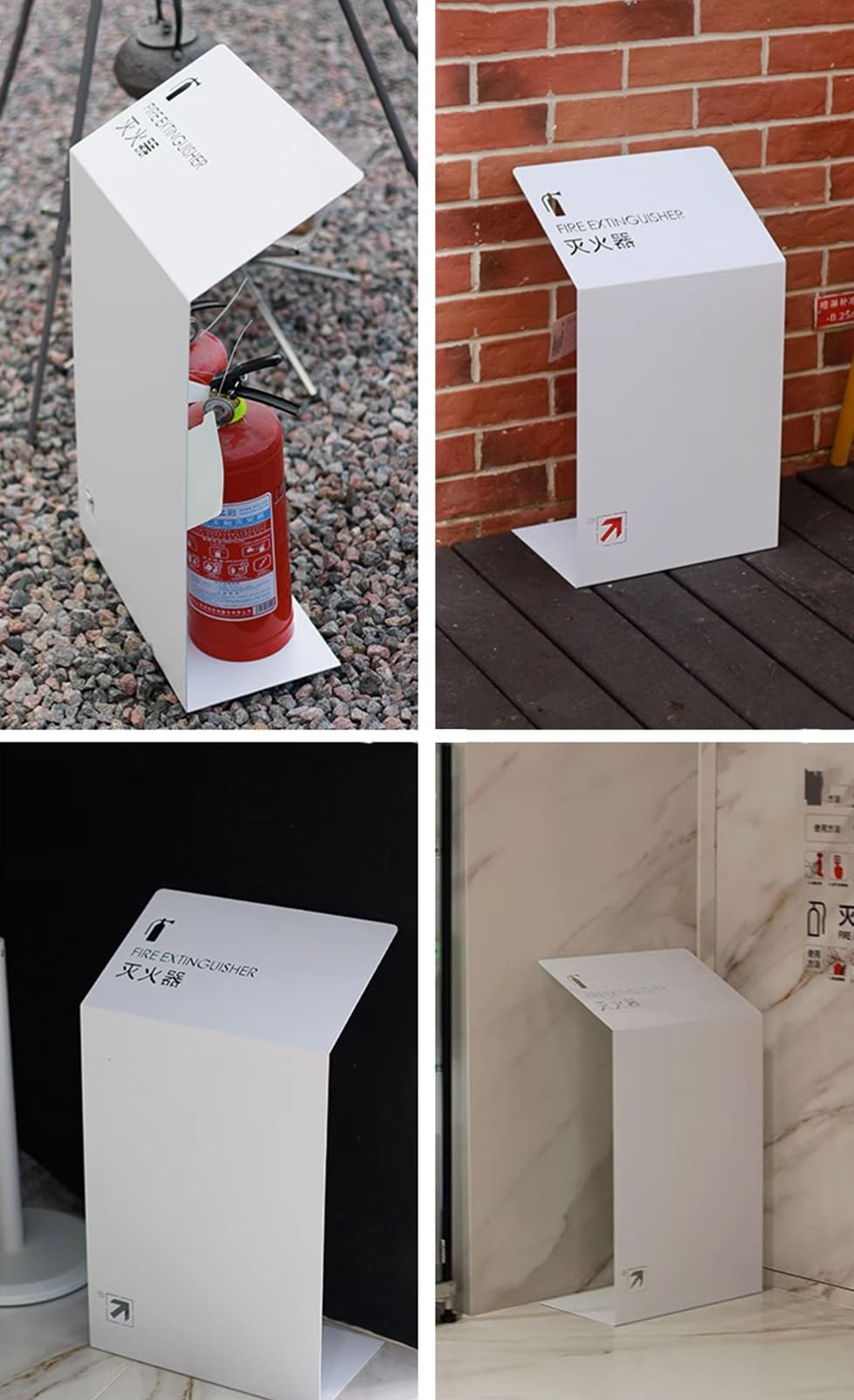 Armario para extintor, soporte de pie y soporte de montaje, funda protectora para extintores de incendios