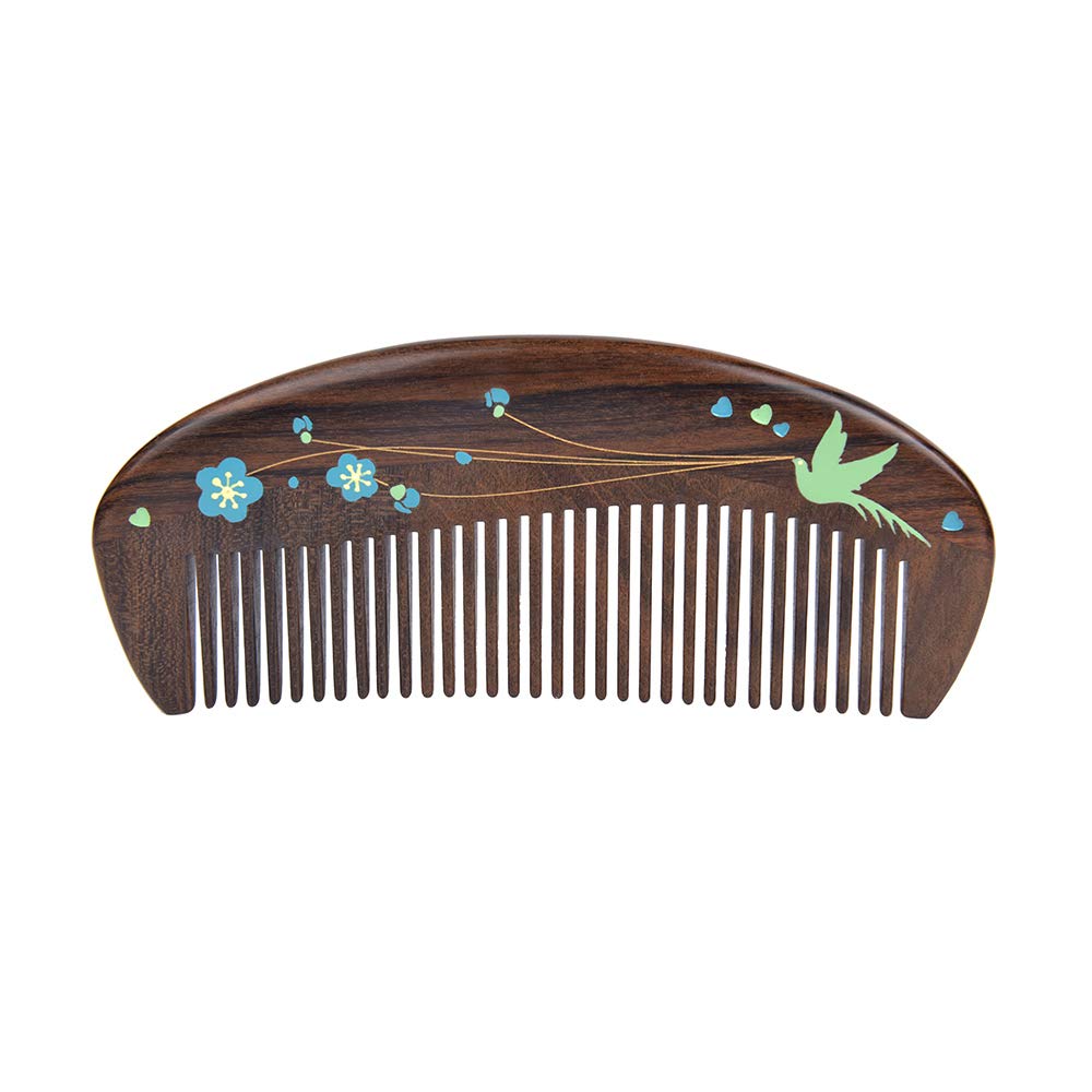 TAN MUJIANG TANKISHO Wooden Comb, Anti-Static, Natural Wood, Ome : Beauty