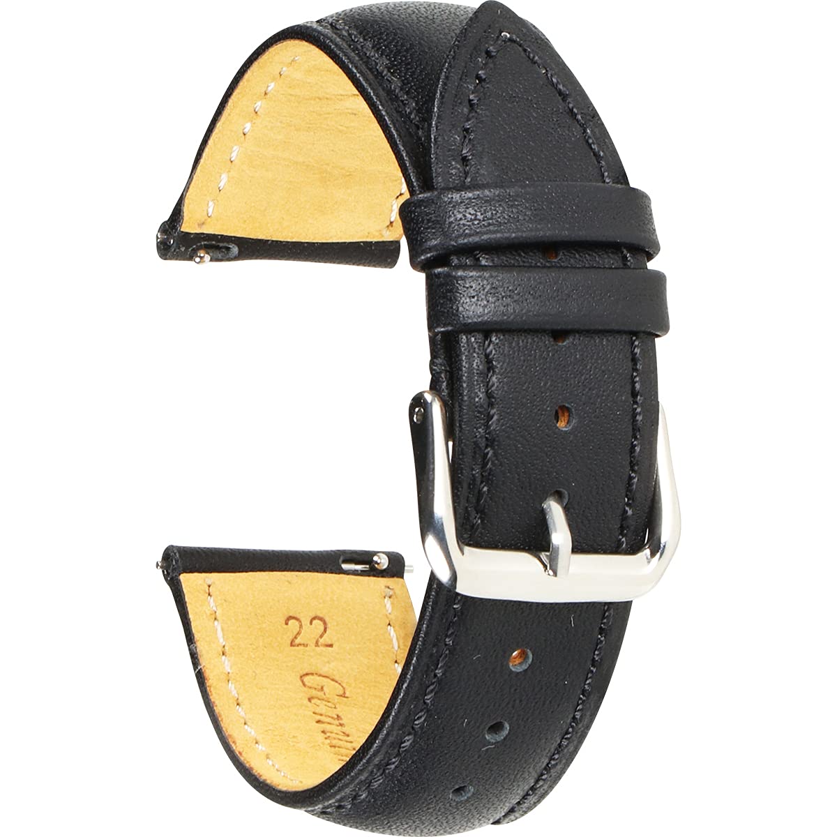 LANGPINLeather Watch Bands for Men women - 18mm 20mm 22mm 24mm Multiple Colors Top Grain Leather Watch Strap 104