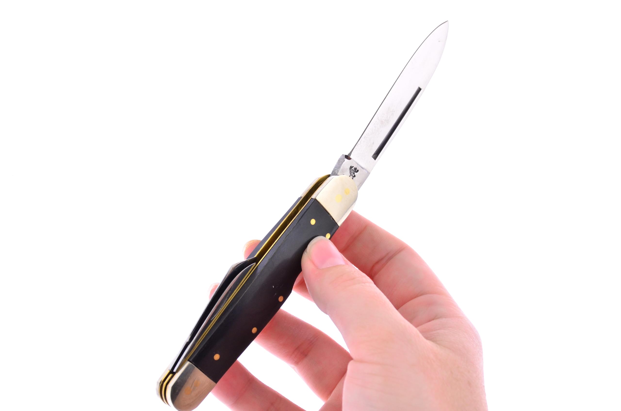 WhiteTail Cutlery Pocket Knife 205CBH Lockback Whittler with a