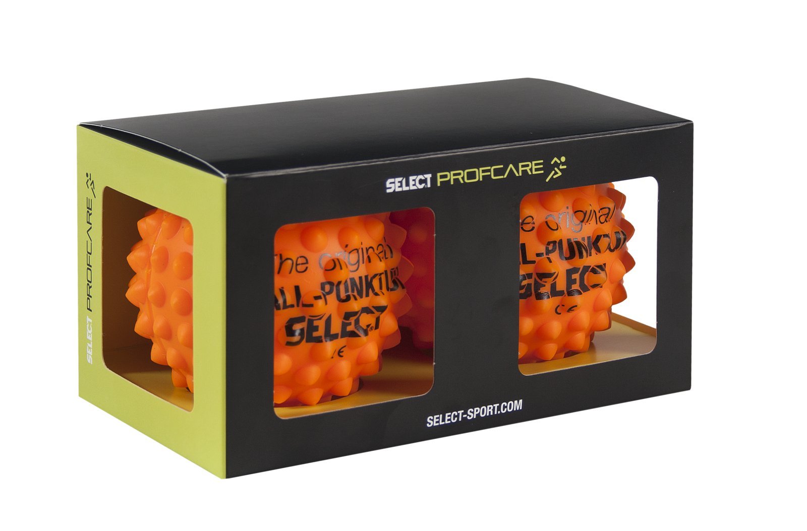 Select Sport Ball Punktur Massageball Orange 2er-Set Umfang 28 cm