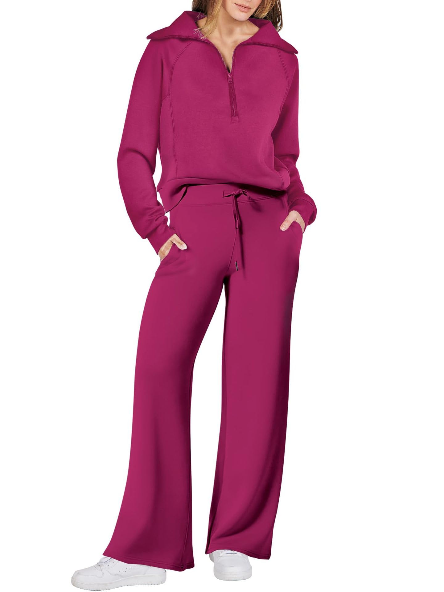 Damski 2-częściowy dopasowany dres dresowy 2025 oversize bluza i spodnie dresowe dres zestaw wypoczynkowy