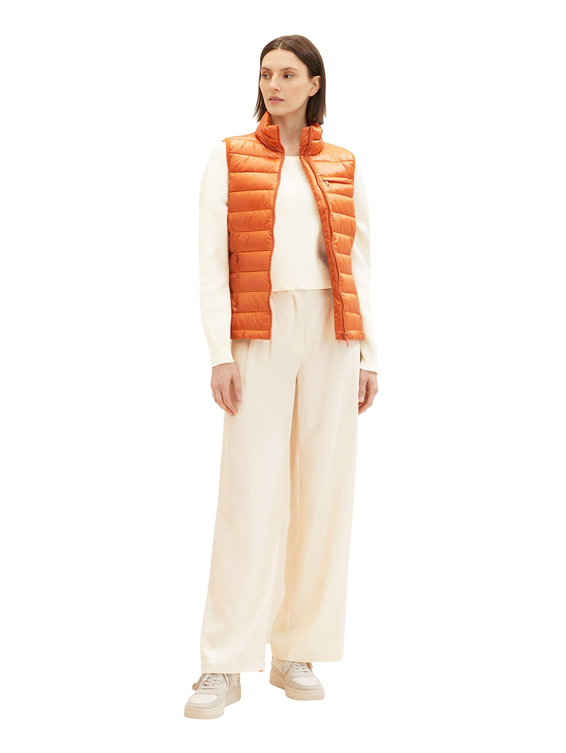 TOM TAILOR Chaleco Acolchado Ligero Chaleco acolchado ligero Mujer (Pack de 1)