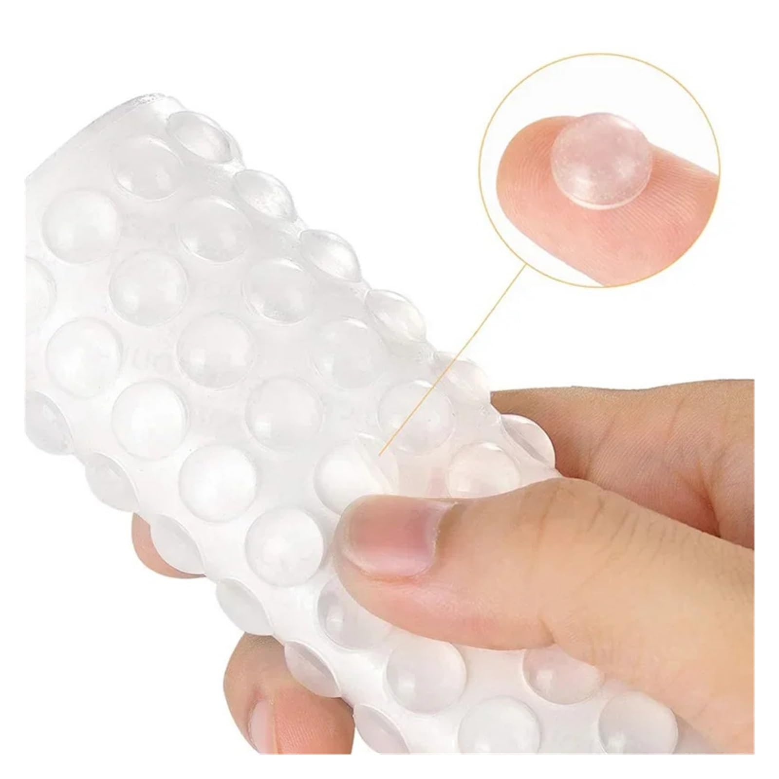 Almohadillas Protectoras de Silicona 100 Uds. Tope de Puerta Autoadhesivo Amortiguador Goma Parachoques gabinete Almohadillas Silicona for Muebles Protectoras(10x3.0mm-100pcs)
