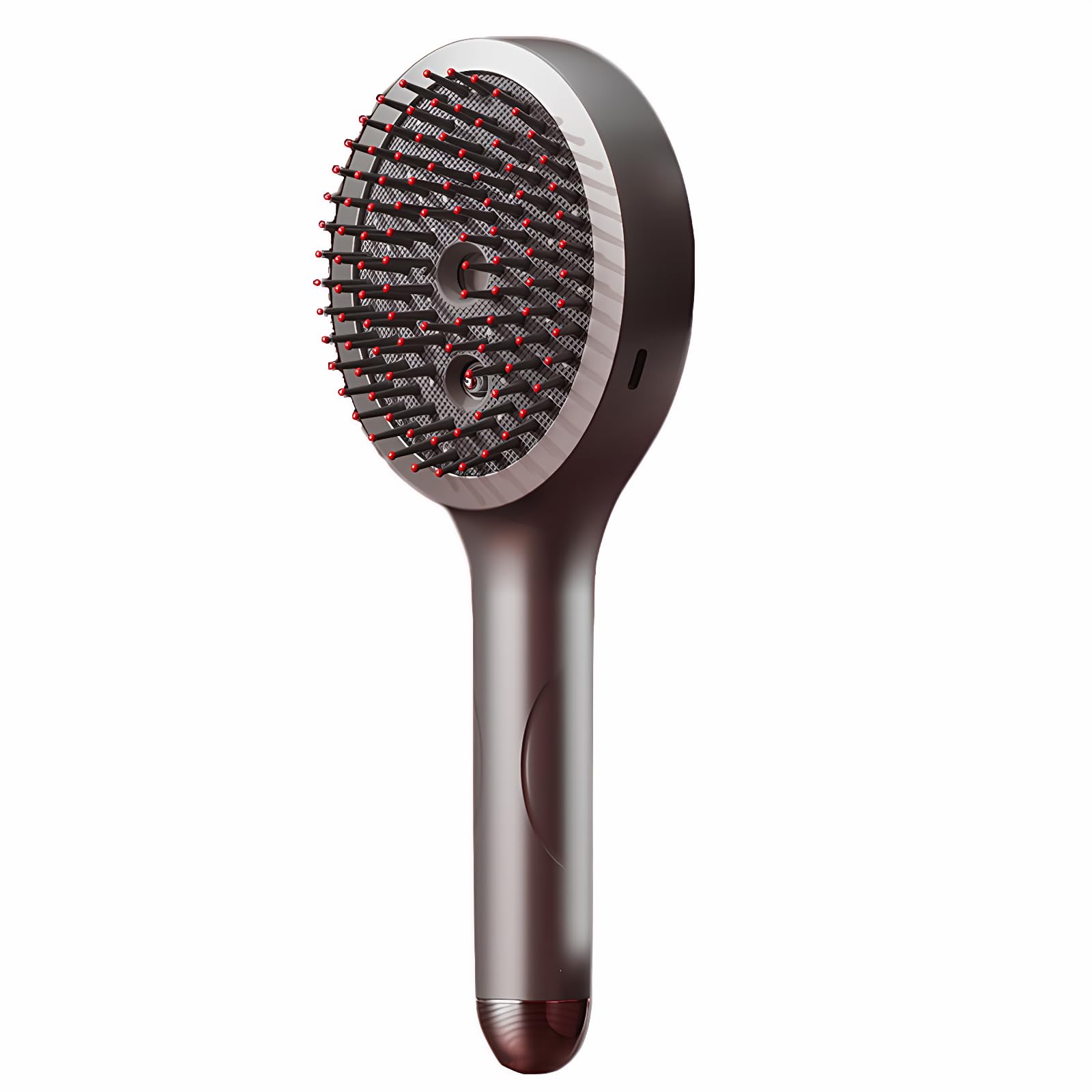 ThreeH Electric Scalp Massager with LCD Display, 4 Modes, Red Light Therapy, Mist Spray Function, USB-C Charging, Hair Growth Brush for Relaxing Hair