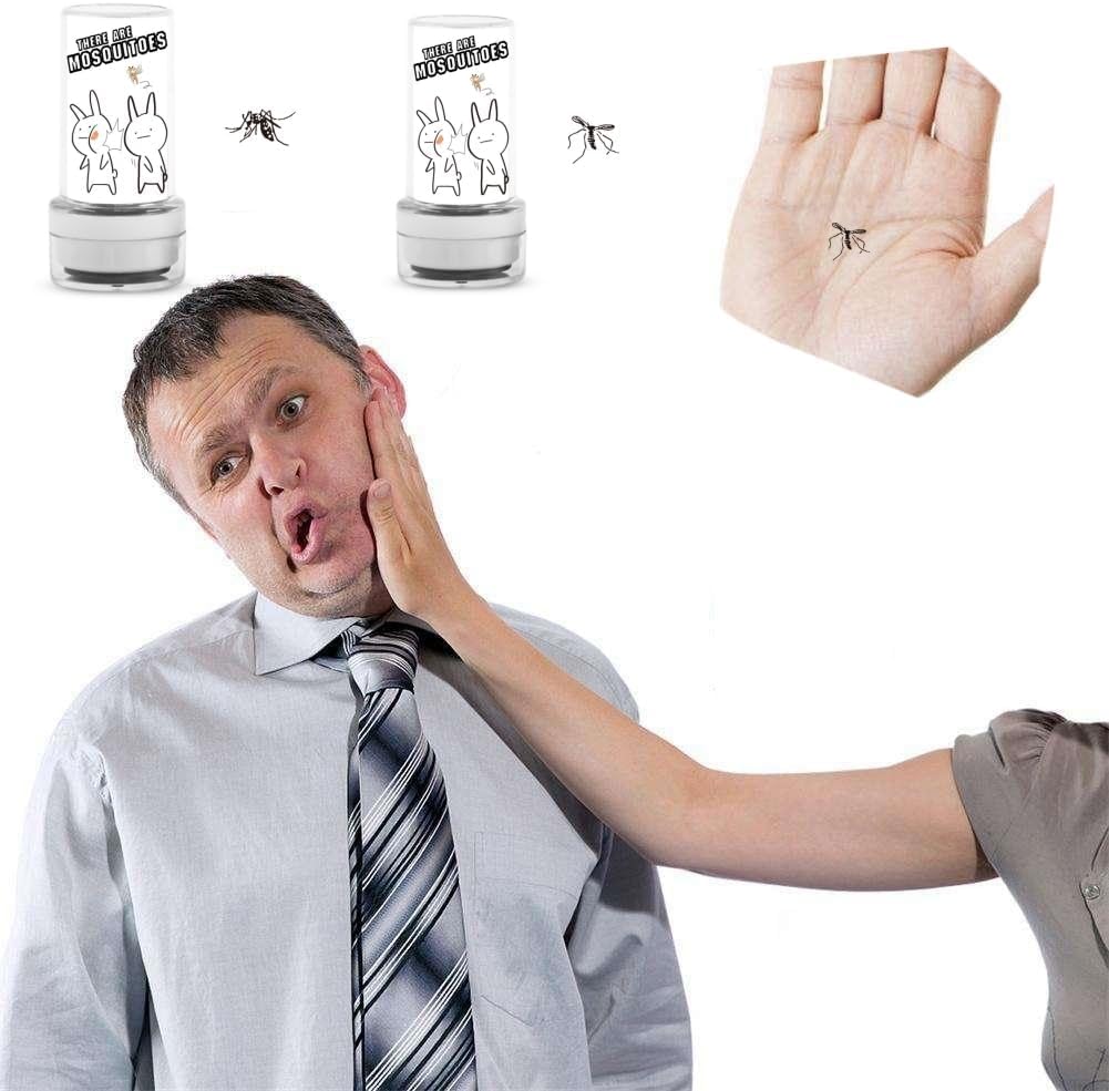 Novelty Mosquito Stamps, Funny Tinkering Dead Mosquito Stamps Toys, Prank Self Ink Stamps for Party, Halloween, Christmas