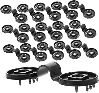 Gogogmee 30 Pçs Rede De Criação De Rã-Touro Para Dossel Clipe De Rede Anti-Pássaros Clipe De Rede De Estufa Clipe De Rede Para-Sol Clipe De Lona Clipes De Tecido De Sombra Clipe De Rede