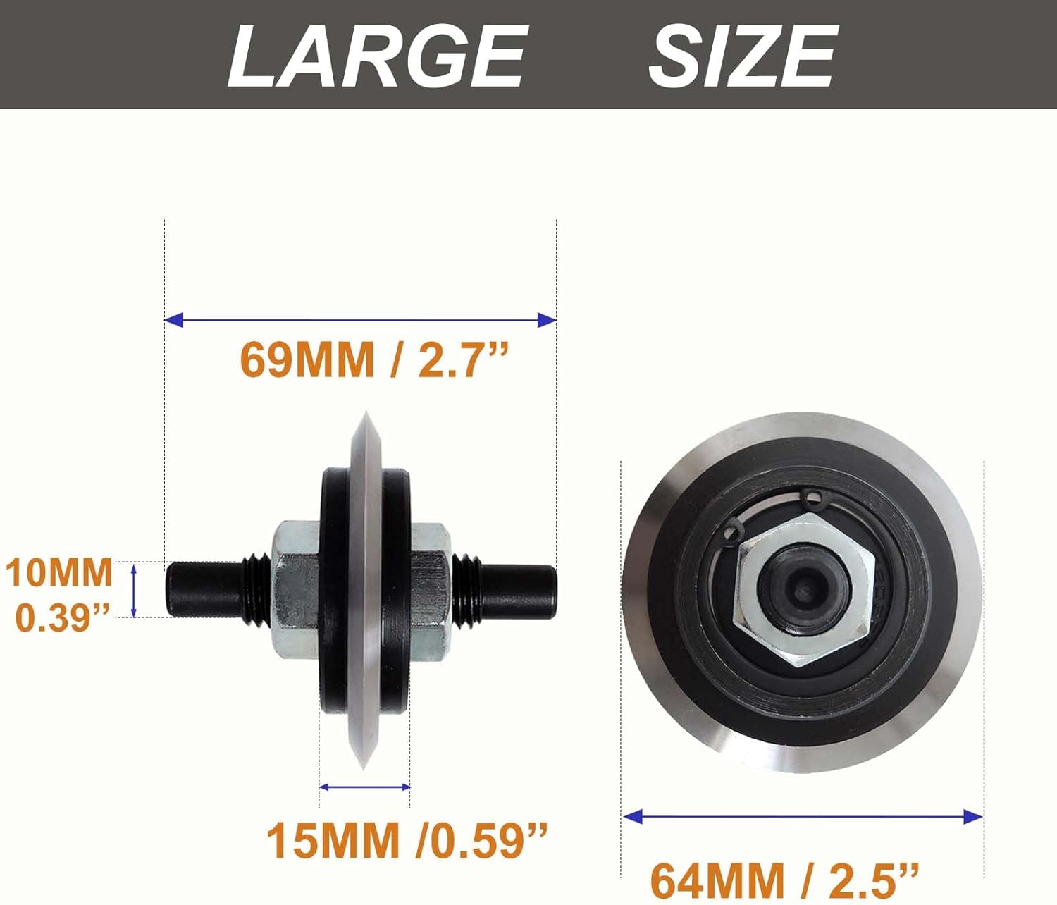 Upgraded Replacement Blade for Copper Wire Stripping Machine (0.59‘’ID. x 2.5‘’OD.(15mm ID. x 64mm OD.))