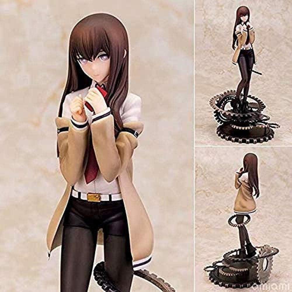 QPMZ Anime Stein gate 3 Generation Makase Chestnut Figure 1/7 Scale PVC Girl Movable Doll Model Toy Doll Gift Keychain